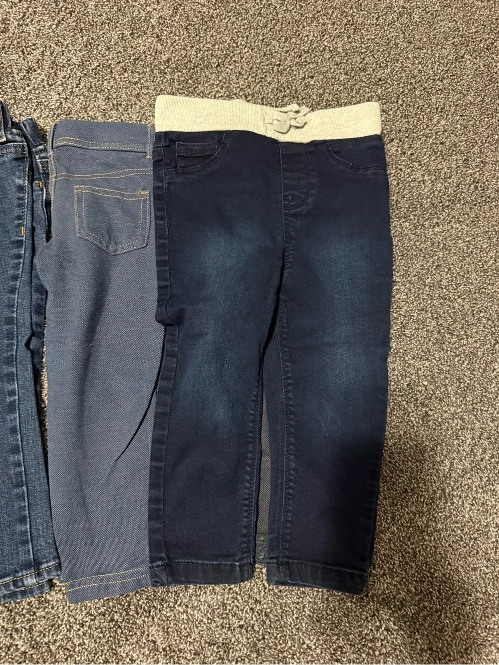 24 month 2T girls pants jeans denim Nike holiday tie dye